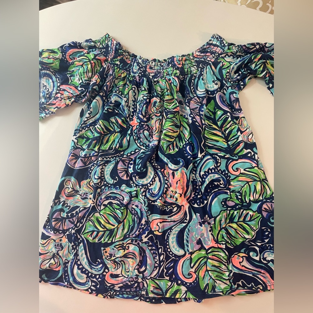 Lilly Pulitzer Off Shoulder Top